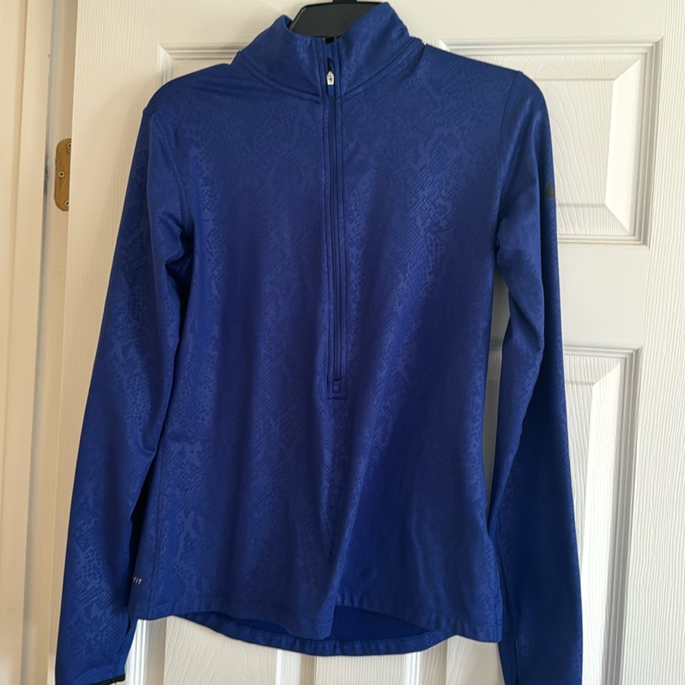 Nike pro snakeskin quarter zip